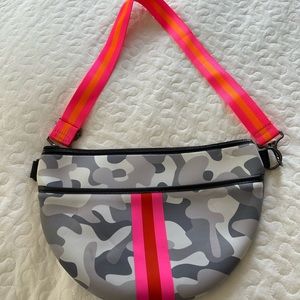 Haute Shore crossbody, neoprene bag.